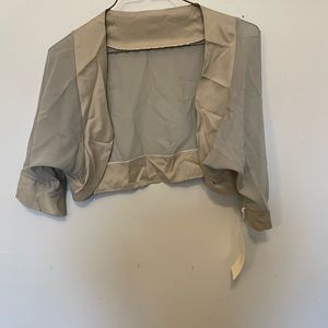 Brand new sheer bolo jacket.